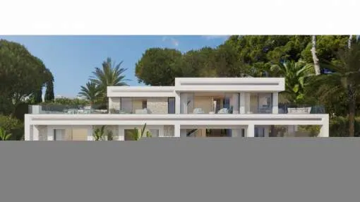 Timeless villa with sea views in Sol de Mallorca